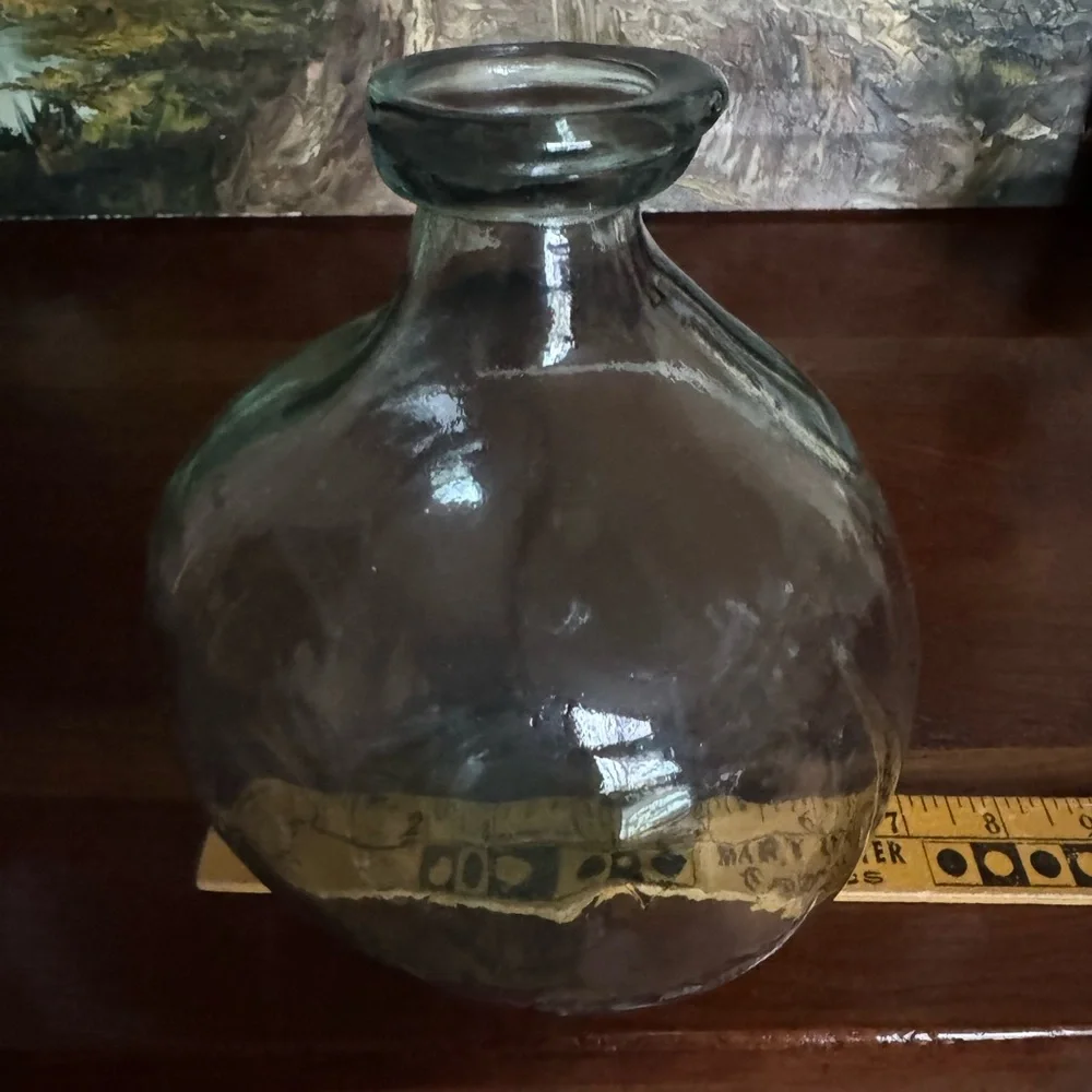 Bubble Glass Vase Demijohn Onion Simplicity Vase 100% Recycled Eco Friendly‎